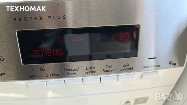 Пералня AEG клас А+++ 9кг. инверторен мотор, снимка 2 - Перални - 53820749