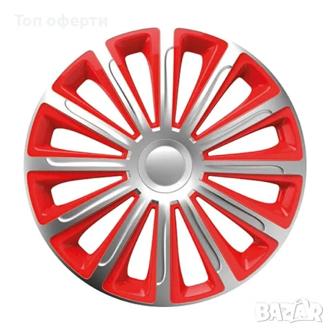 Тасове за джанти 13, 16 цола Versaco trend silver red