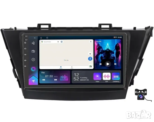 Мултимедия, за Toyota Prius V Plus Alpha, Двоен дин, Навигация, дисплей плеър екран, Android, PRIUS+