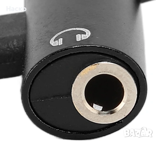 Type-C адаптер за зареждане и 3,5 мм AUX за слушане на музика, снимка 3 - Оригинални зарядни - 53441032