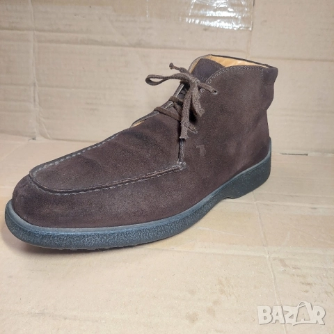 TOD'S Модел CHUKKA велурени луксозни боти номер 43, снимка 6 - Мъжки боти - 52459865