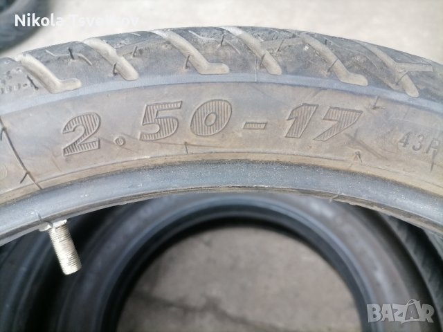 2.50-17 Michelin, снимка 3 - Гуми и джанти - 44478690