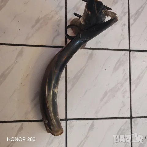 Стара ваза от рог. , снимка 3 - Вази - 55742633