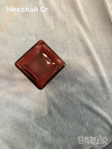 Ваза за цветя модерен  цветно стъкло височина 29 см , снимка 3 - Декорация за дома - 51481693