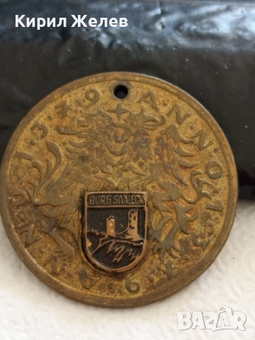 Медал Бург Заалек замък Германия за КОЛЕКЦИЯ ДЕКОРАЦИЯ 26075