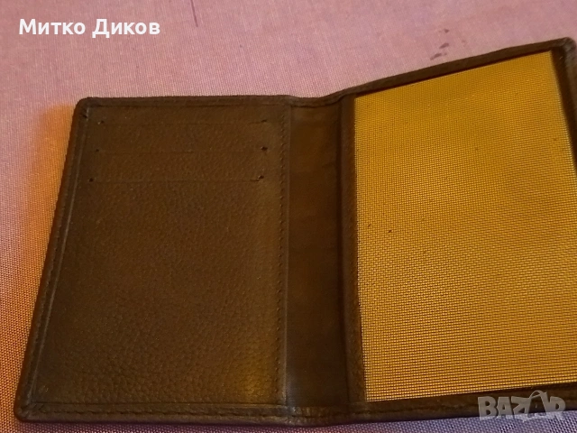 Портфейл на Тойота нов за карти документи естествена кожа