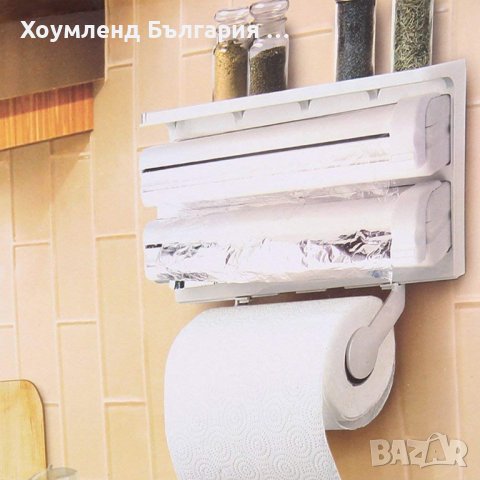 Домакинска поставка 4в1 тип диспенсър - органайзер, снимка 2 - Аксесоари за кухня - 39245729