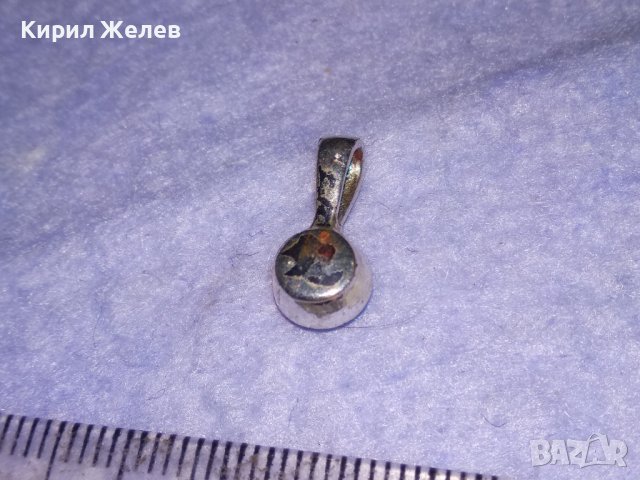 ФИНО СРЕБЪРНО МОДНО АРТ МЕДАЛЬОНЧЕ СРЕБРО с БЯЛА ПОЗЛАТА и ФАСЕТИРАН ПЛАНИНСКИ КРИСТАЛ 38693, снимка 8 - Колиета, медальони, синджири - 41730357