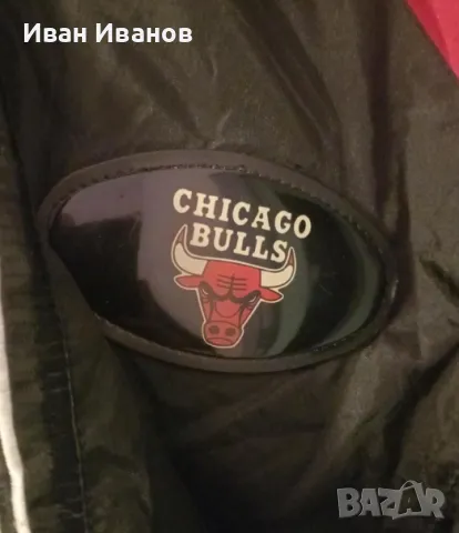 Оригинално ретро двулицево яке на Chicago Bulls, снимка 2 - Баскетбол - 48430492