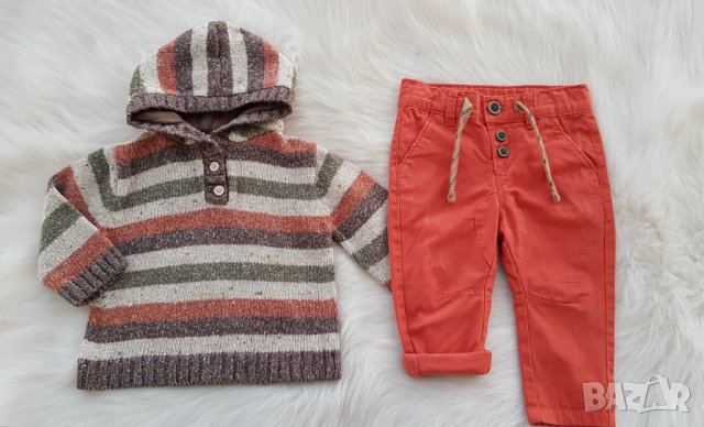 Пуловер TU и ватиран панталон 3-6 месеца , снимка 9 - Комплекти за бебе - 34594920