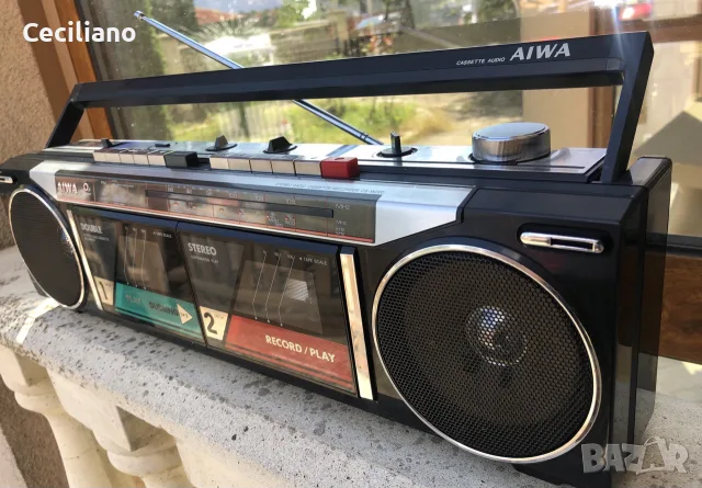 AIWA CS-W220 -запазен и работещ радиокасетофон!, снимка 4 - Радиокасетофони, транзистори - 55842693