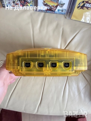 Sega Dreamcast Crystal Orange – комплект с 4 джойстика и Memory карта, снимка 4 - Други игри и конзоли - 52434933