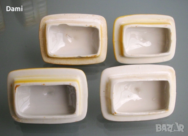 Сервиз за подправки български порцелан Коста Йорданов Видин 1957 год., снимка 13 - Антикварни и старинни предмети - 52912988