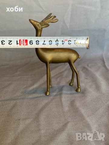 месингов елен , снимка 2 - Антикварни и старинни предмети - 50929352