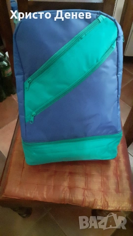 раница много плътна, двойна с изолация между пластовете, стабилен промазан плат, внос от Дания