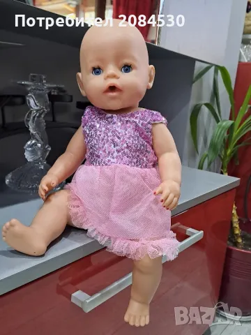 Кукла бебе Zapf Creation ( интерактивна играчка 42см, снимка 4 - Кукли - 49268899