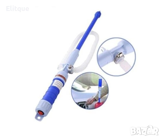 ЕЛЕКТРИЧЕСКА ПОМПА ЗА ГОРИВО/ТЕЧНОСТИ И ВОДА НА БАТЕРИИ "Без батерии в комплекта", снимка 14 - Друга електроника - 52800025