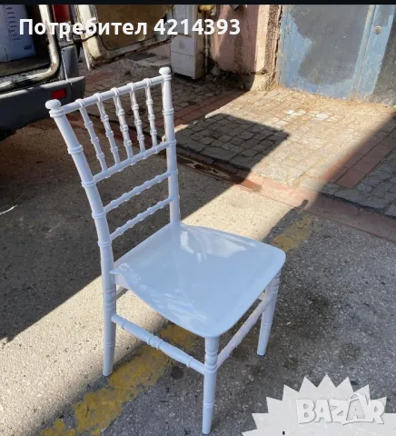 Тифани Стол 1-во качество, снимка 2 - Столове - 47935769