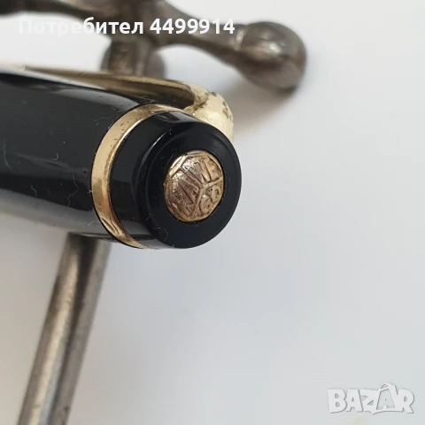 Рядка писалка KAWECO DIA 02G със златен писец 14 карата, снимка 2 - Други ценни предмети - 51237685