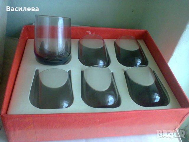 Чаши за концентрат- опушено стъкло, снимка 1 - Чаши - 40203576