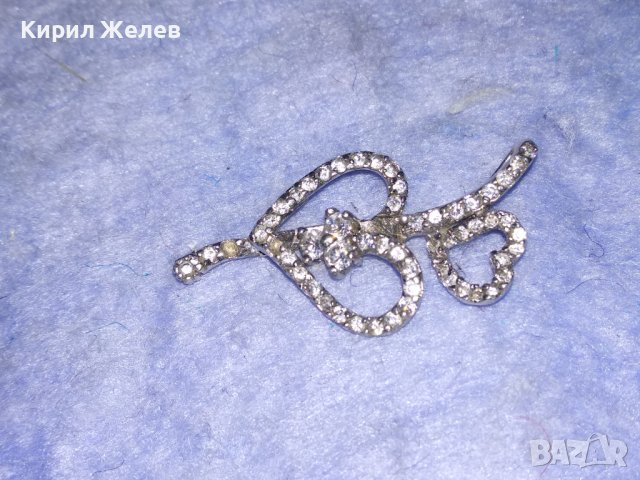 НЕЖЕН СКЪПОЦЕНЕН СРЕБЪРЕН АРТ МЕДАЛЬОН СРЕБРО 925 ИТАЛИЯ с БЯЛА ПОЗЛАТА и ИСКРЯЩИ ЦИРКОНИ 38229, снимка 11 - Колиета, медальони, синджири - 40950052