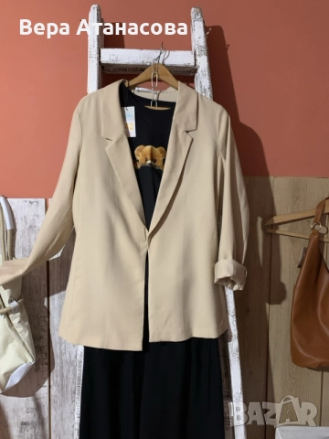 🤎 Блейзър/сако Primark с колан👜, снимка 5 - Сака - 56013537