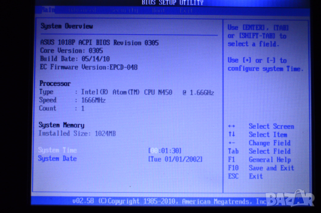Малък лаптоп Asus Eee Pc  за части, снимка 3 - Части за лаптопи - 44816366