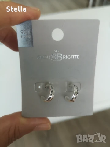 Сребърни нови немски обици BIJOU BRIGITTE проба 925!, снимка 5 - Обеци - 51392391