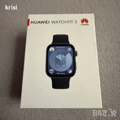 Смарт часовник Huawei Watch fit 3 black  , снимка 8 - Мъжки - 49625910