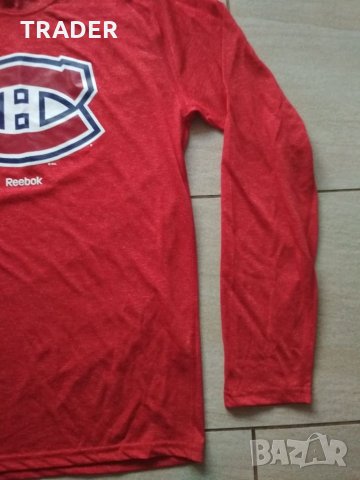 тениска блуза с дълъг ръкав Reebok play dry, снимка 4 - Тениски - 30798788