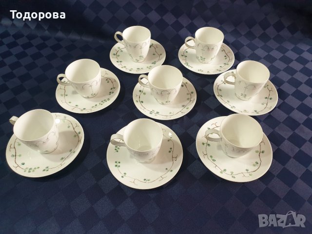 Порцеланов сервиз за кафе-Rosenthal за 8 персони, снимка 2 - Сервизи - 39719397