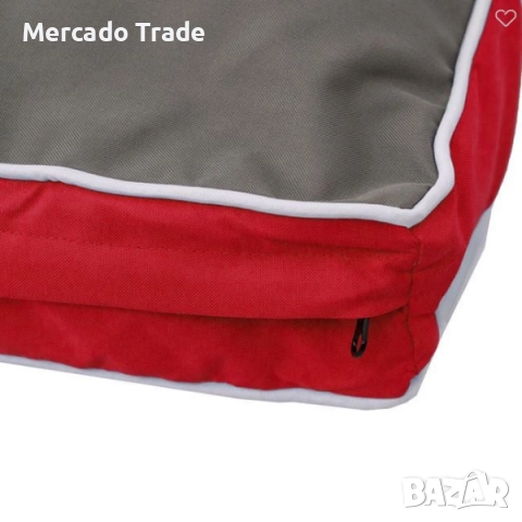 Възглавница за под за домашни любимци Mercado Trade, 50х76см., Червен, снимка 4 - За кучета - 52073733