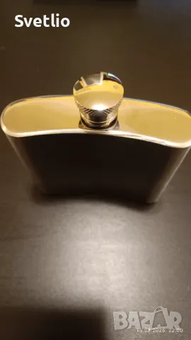 Намалена! Продавам нова джобна бутилка (манерка) за алкохол LUCKY STRIKE., снимка 3 - Колекции - 50281500