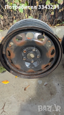 Железни джанти 5х112/16 , снимка 3 - Гуми и джанти - 52592245