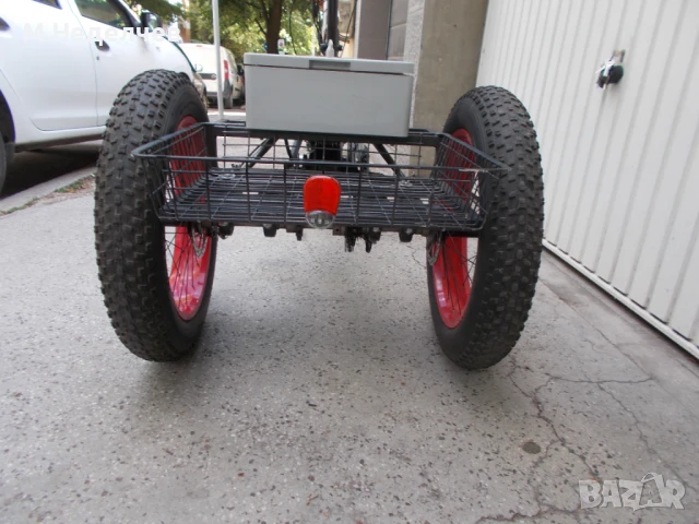 Електрическа триколка фетбайк 20"х 4,00 ,500 вата,48 волта, снимка 3 - Велосипеди - 51251524