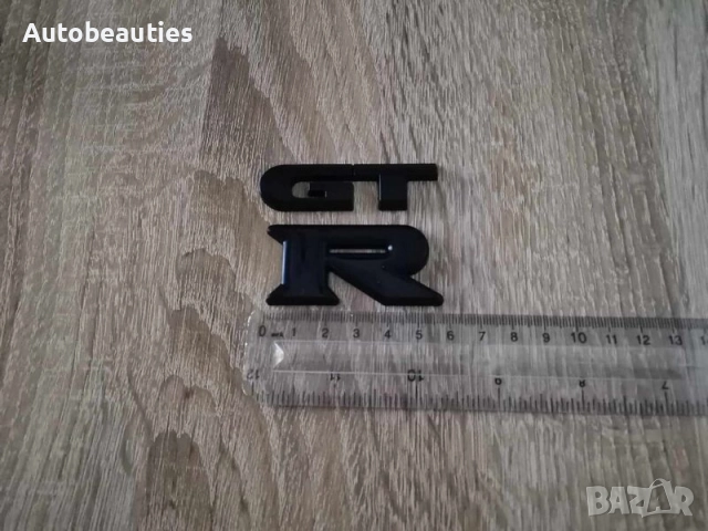 черна емблема Nissan GT-R, снимка 3 - Аксесоари и консумативи - 32195712