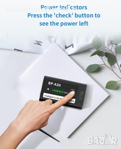 Резервна батерия Battiz BP-A30, съвместима с EOS C200, EOS C70, C200B, C220B, EOS C300 Mark II, C300, снимка 8 - Батерии, зарядни - 41461873