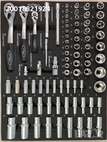 Количка,шкаф с инструменти Kraftwelle 7 чекмеджета, снимка 8 - Други инструменти - 41284898