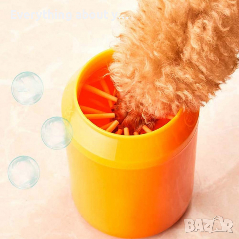 Чашка за измиване на лапи домашен любимец, снимка 3 - За кучета - 36257696