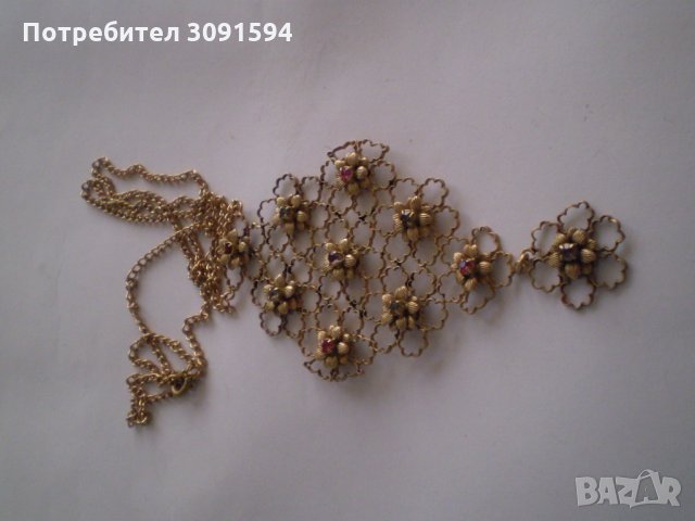  Ретро медальон бохемия, снимка 3 - Антикварни и старинни предмети - 35750660