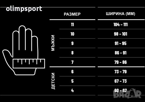 Ръкавици за футбол (вратарски ръкавици) с протектори за пръстите. , снимка 4 - Футбол - 42187740