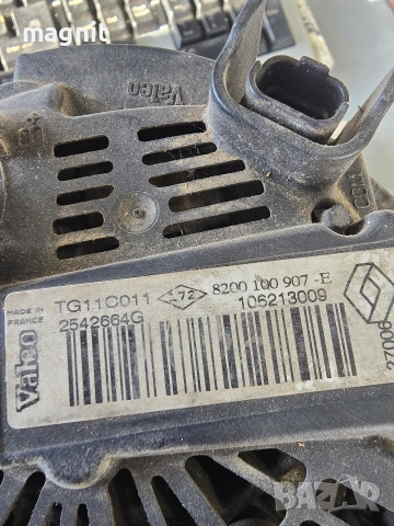 8200100907E ДИНАМО ГЕНЕРАТОР RENAULT MEGANE 1.5 DCI 2003Г 2542664G