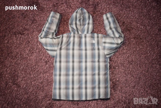 THE NORTH FACE 550 Reversible Down Hoodie jacket Sz boy’s XL / 18-20 y /-#00259 , снимка 16 - Якета - 39059684