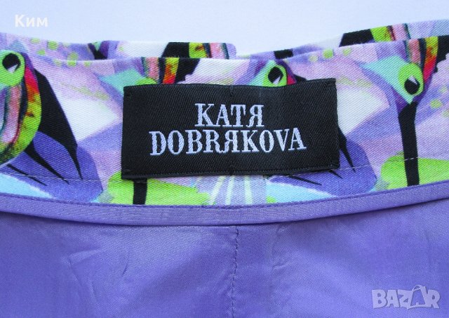 Къси панталонки Katya Dobryakova 3D принт с колибри, снимка 3 - Панталони - 38660672