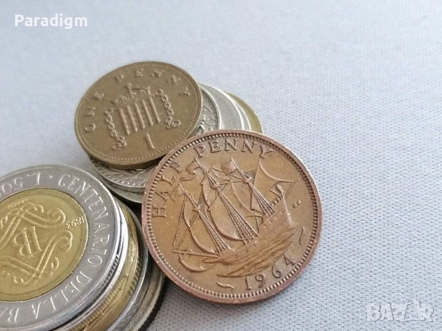 Монета - Великобритания - 1/2 (половин) пени | 1964г.
