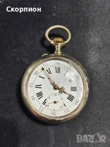 Френски джобен часовник - LA LOUETTE - 1905г. - РЯДЪК, снимка 2 - Джобни - 51638235