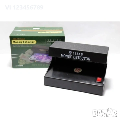 Портативен детектор за банкноти АD 118 АB, UV фенер,, снимка 3 - Друго търговско оборудване - 53813407