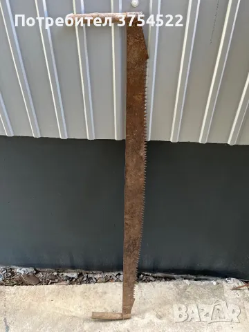 Mасивна стара стоманизирана джага, инструмент, бичкия, трион, снимка 3 - Антикварни и старинни предмети - 50398857