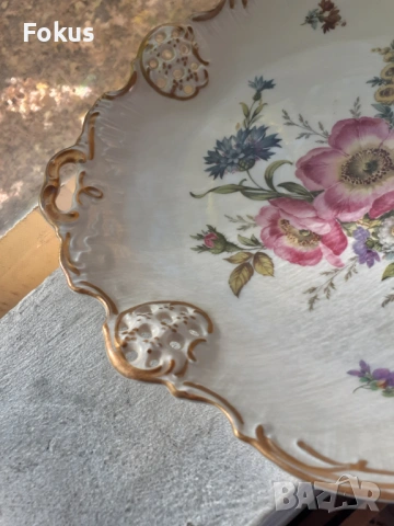 Стар порцелан колекционерска чиния плато поднос ROSENTHAL, снимка 4 - Антикварни и старинни предмети - 53408743