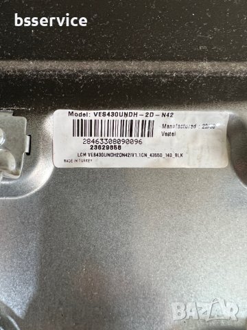 Телевизор JVC LT-43VF5900. 17mb211s / 17ips62 , снимка 4 - Части и Платки - 38801828